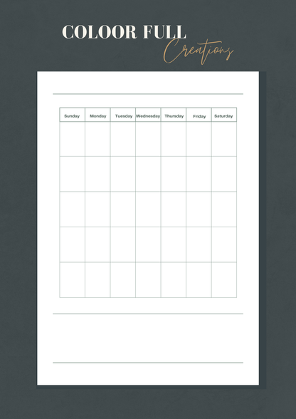 2026 Business Planner PDF – 70 Pages Digital Download